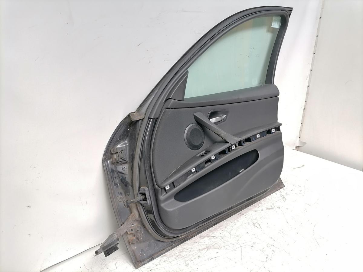 BMW 3er E90 E91 original T&uuml;r vorn rechts 475 Blacksapphire Rohbau Bj.2007